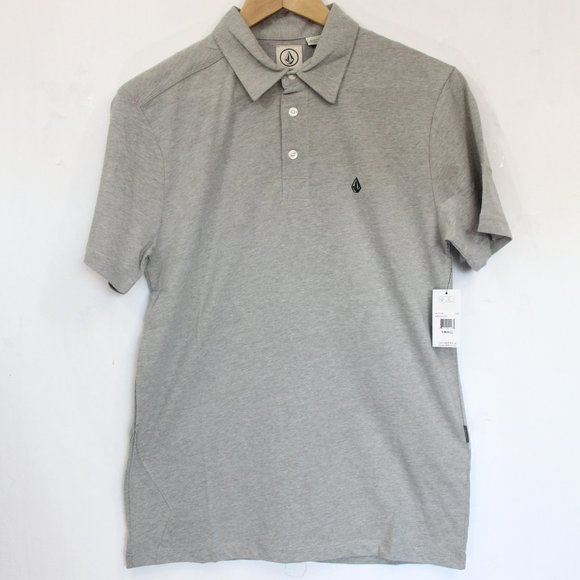 Volcom Banger Polo Shirt NEW Mens Short Sleeve Top Small - Picture 4 of 9